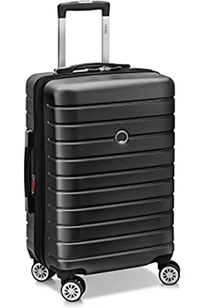 Delsey Taschen - Paris Jessica Hartschalen-Koffer mit Rollen, erweiterbar, schwarz, Carry-On 21-Inch, Gepäck