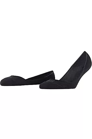 Falke Damen Socken & Strümpfe - Damen Füßlinge Step Medium Cut Box W IN Baumwolle unsichtbar einfarbig 1 Paar, Schwarz (Black 3000), 35-36