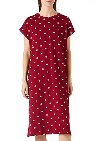 Women secret Damen Nachthemden - Damen Abendkleid Nachthemd, Bedruckt rot, 42