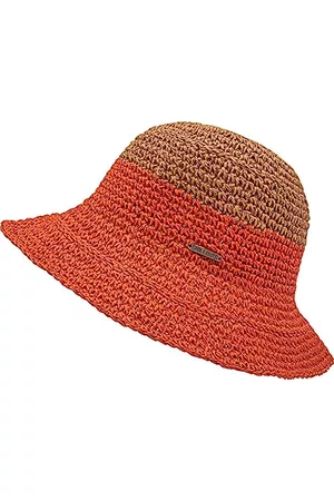 Chillouts Damen Hüte - Damen Wisla Hat Sonnenhut, Orange/Brown, S-M EU