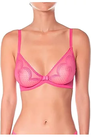 Huit Damen Bügel BHs - Damen LAN-c4 (Fuchsia 32c) BH, 70C