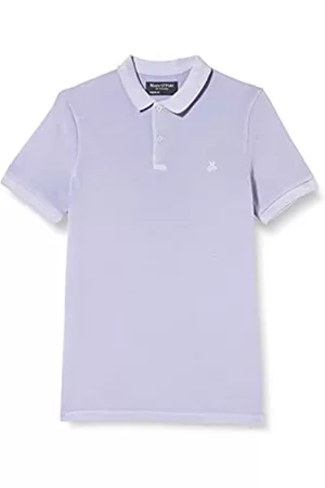 Marc O’ Polo Herren T-Shirts - Men's M22249653190 Poloshirt, Short Sleeve, Rib Collar, lavander, XL