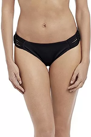 Freya Damen Bikinis - Damen Macramé Rio Style Low Rise Brief Bikini-Unterteile, schwarz, Large
