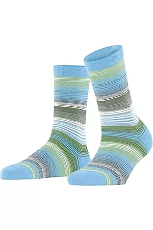 Burlington Damen Socken & Strümpfe - Stripe Damen Socken aus Baumwolle-Mischung hydro (6526), 36-41