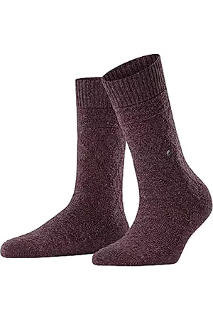 Burlington Damen Socken & Strümpfe - Damen Argyle Boot Socken Baumwolle Wolle dünn gemustert 1 Paar