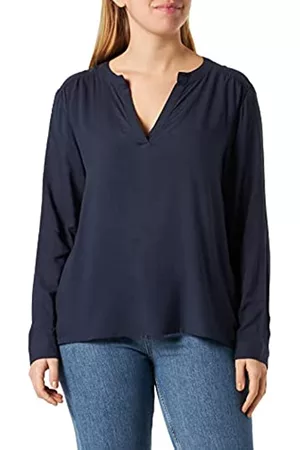Ichi Damen Tuniken - Damen IHMAIN LS2 Bluse, 194010/Total Eclipse, 34