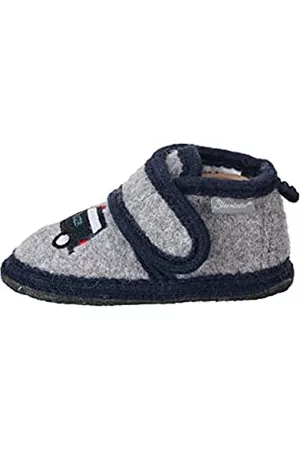 Sterntaler Mädchen Hausschuhe - Hausschuh Slipper, rauchgrau, 22 EU