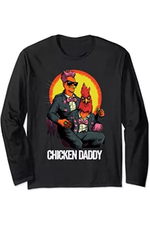 J Brand Longsleeves - Chicken Daddy: Landwirt & Hühnerflüsterer Langarmshirt