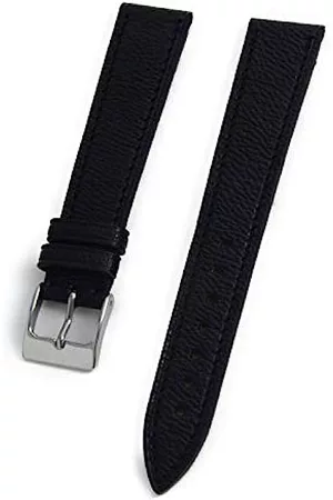 Cassis Damen NIORT Uhrenarmband aus Ziegenleder, 16 mmF, mit Werkzeug 16mm schwarz