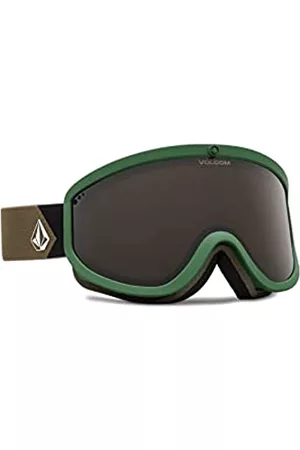 Volcom Sonnenbrillen - Unisex Footprints Dark Teek/Forest Green Sonnenbrille, Bronze (braun), Einheitsgröße