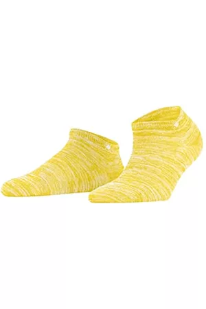Burlington Damen Socken & Strümpfe - Damen Soho Vibes Nachhaltige biologische Baumwolle kurz Gemustert 1 Paar Sneakersocken, Gelb (Sunshine 1330), 36-41