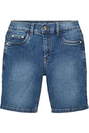 TOM TAILOR Jungen Bermudas - Jungen Kinder Jim Bermuda Jeans Shorts 1035009, Blau, 134