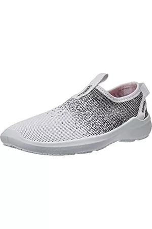 Speedo Damen Schuhe - Damen Wasserschuh Surfknit Pro Wassersportschuh, weiß/grau/schwarz, 40 EU