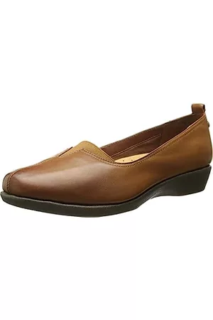Hush Puppies Damen Loafers - Pearl Carlisle Womens Loafers Tan Leather 6