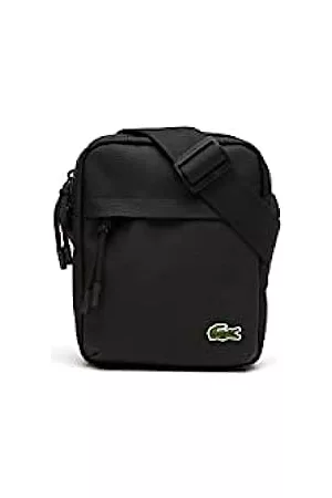 Lacoste Herren Nh4260lx Crossover Bag, Monogram, Schwarz/Grau