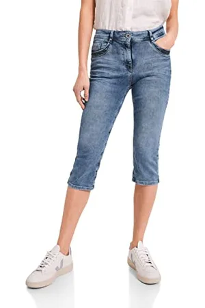 CECIL Damen Slim Fit Caprijeans