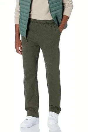 Amazon Herren Fleece-Jogginghose mit offenem Saum (erhältlich in Übergrößen), , S