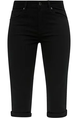 QS by s.Oliver Damen 2144124 Capri Denim Slim Fit, 9999, 38 EU