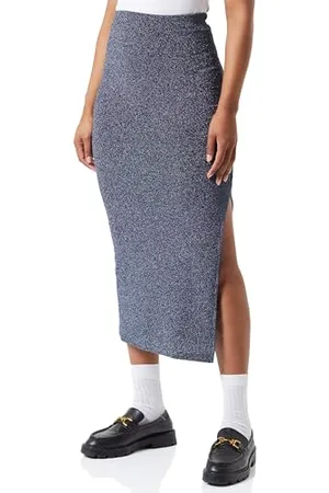 Trendyol Damen Gerade Midi Stift Rock