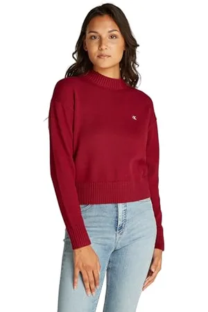 Calvin Klein Jeans Damen Ck Embro Badge Sweater J20j222987 Kurzarm Polo, , L