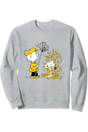 Peanuts Charlie Brown Snoopy Herbstblätter Sweatshirt