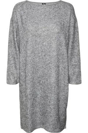 VERO MODA VMBLIS 7/8 Boatneck Short Dress JRS Boo