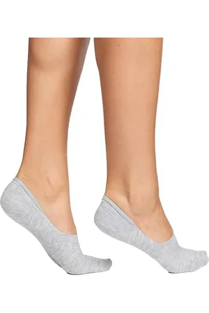Nur Die Damen Dames"Voetling" Socks, Hellgraumel, 39-42 EU