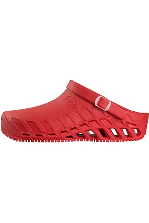 Scholl Clog Evo - Hochleistungs-Sanitär-Clogs für Damen und Herren - Ultraleicht, Bequem und Atmungsaktiv, mit Rutschfester Sohle, Herausnehmbarer Memory-Einlegesohle und Drehbarem Riemen