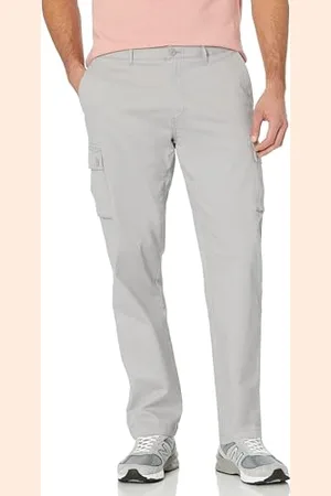 Amazon Herren Gerade geschnittene Stretch-Cargohose (erhältlich in Big & Tall), , 36W / 34L