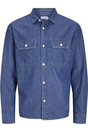 JACK & JONES Male Jeanshemd Komfort Fit Jeanshemd