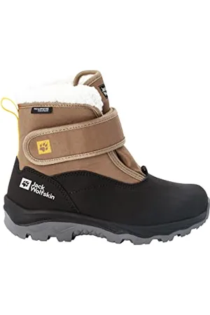 Jack Wolfskin Unisex Kinder Vojo Shell Texapore Mid Vc K, Brown / Black, 32 EU