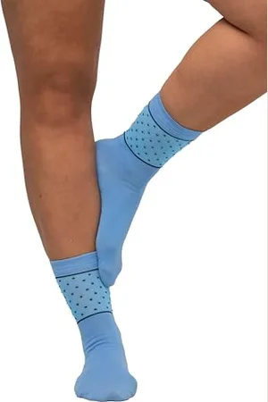 Ulla Popken Damen Strümpfe, Tupfenmesh Socken, , 39-42 EU