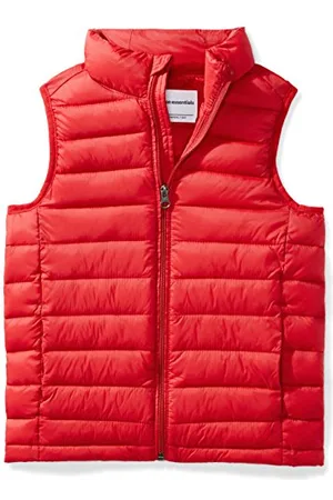 Amazon Jungen Leichte, Wasserbeständige Pufferweste, Verstaubar, , 9 Jahre