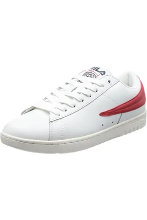 Fila Herren HIGHFLYER L Sneaker, White Red, 45 EU