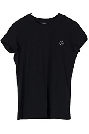 Armani Exchange Damen CORE T-Shirt, Black, X-Large (Herstellergröße:XL)
