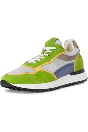 Marco Tozzi By Guido Maria Kretschmer Herren Sneaker flach aus Leder mit dicker Sohle, Mehrfarbig , 42 EU
