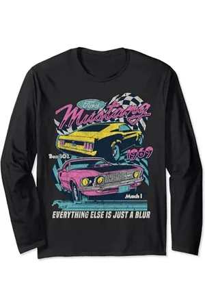 Tom Ford – Vintage Mustang Mach 1 1969 Boss 302 Just A Blur Langarmshirt