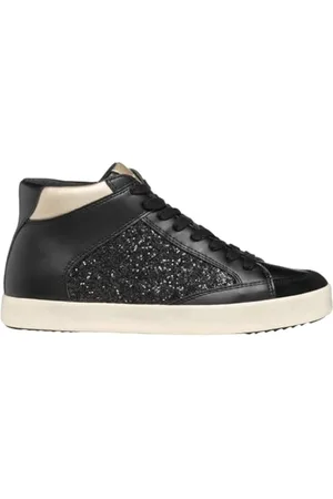 Geox Damen D BLOMIEE H Sneaker, Black, 40 EU