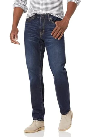 Amazon Herren Stretchjeans, Gerade Geschnitten, , 42W / 28L