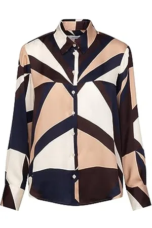 Seidensticker Damen Regular Fit Langarm Bluse, , 42