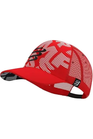 Compressport Unisex COMPRESPORT Trucker Cap – Sonnenschutz – Mütze mit Netz – breiter und gebogener Schirm – verstellbar – vor oder nach dem Training – Einheitsgröße