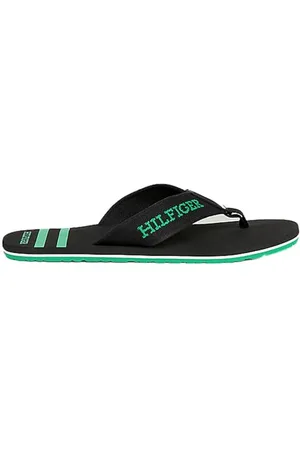 Tommy Hilfiger Herren Flip Flops Sporty Beach Sandal Zehentrenner, (Black), 41