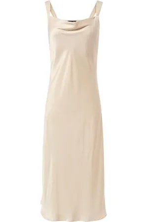 Comma, Midi Kleid aus Satin
