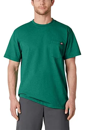Dickies Herren Heavyweight Crew Neck Short Sleeve Tee T-Shirt, Green Heather, L