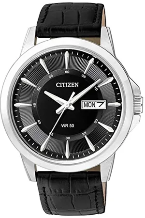 Citizen Herren Analog Quarz Uhr mit Leder Armband BF2011-01EE
