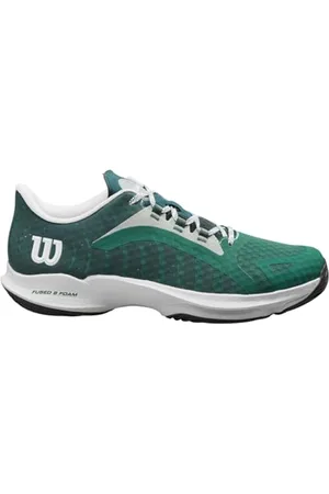 Wilson Herren Hurakn Pro Tennis Shoe, Evergreen/White/Black, 41 1/3 EU