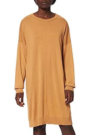 Benetton Damen 102mv1o97 Kleid, Braun 10 g, M