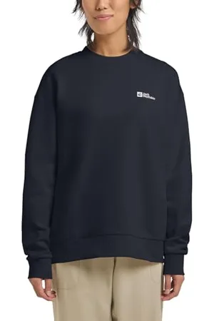 Jack Wolfskin Damen Essential Crewneck W Pullover, , M
