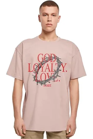 Mister Tee MT Upscale Unisex MT2870-God Loyalty Love Oversize Tee T-Shirt, , 3XL