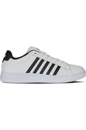 K-Swiss Damen Court TIEBREAK II Sneaker, White/Black/White, 40 EU
